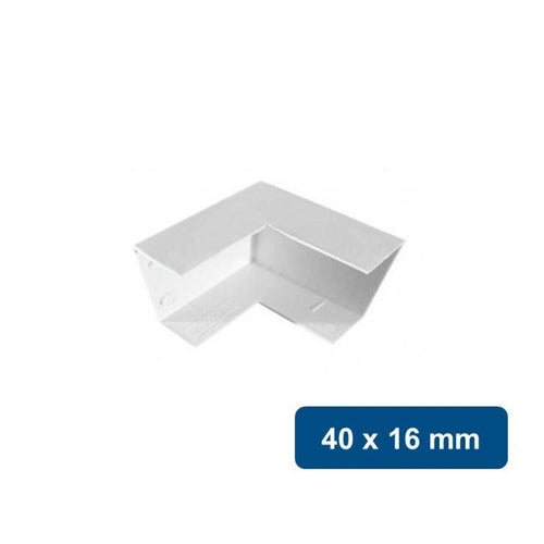 Curva exteriror para Canaleta PVC 40x16mm 
