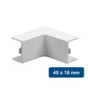 Curva interior para Canaleta PVC 40x16mm 