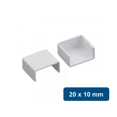 Tapa final para Canaleta PVC 20x10mm 