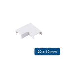 Union L para Canaleta PVC 20x10mm 