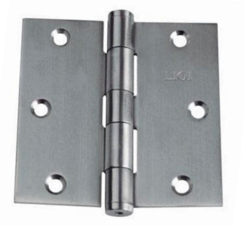 Bisagra L-290 Acero Inox Satinado 2 un. 3.1/2x3.1/2"