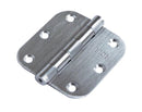 Bisagra L-290 Acero Inox Satinado Borde Redondo 2 un. 3.1/2x3.1/2"