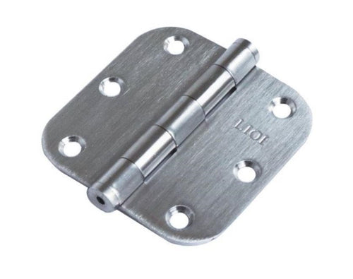 Bisagra L-290 Acero Inox Satinado Borde Redondo 2 un. 3.1/2x3.1/2"