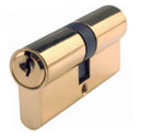 Cilindro Llave/Llave LK106 35+35mm Bronce Pulido