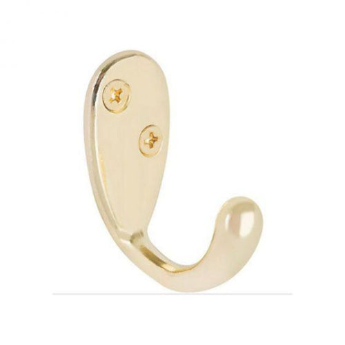 Gancho Percha Sencillo Bronceado