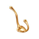 Gancho Percha Doble 100mm Bronceado