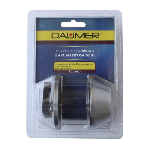 Cerrojo Llave/Mariposa M-101 Acero Inoxidable