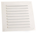 Celosia Ventilación Aluminio Esmaltado Blanco 20x20 cms