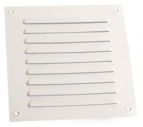 Celosia Ventilación Aluminio Esmaltado Blanco 20x20 cms
