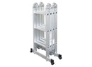 Escalera articulada 4x3 peldaños 