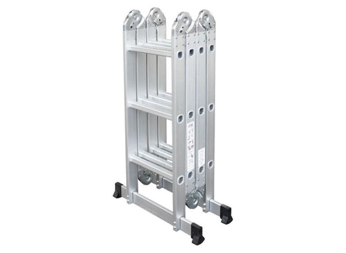 Escalera articulada 4x3 peldaños 