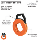 Laucha guía para Cables 15mts