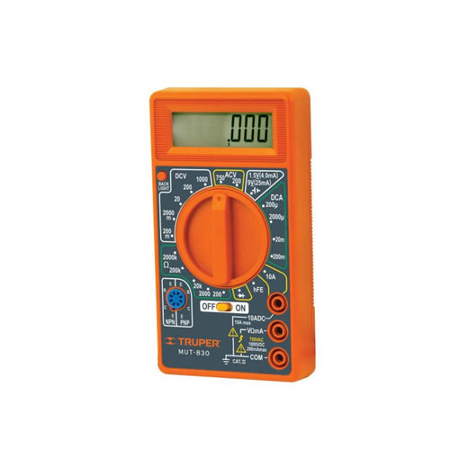 Multimetro Digital para Hogar y Oficina MUT-830
