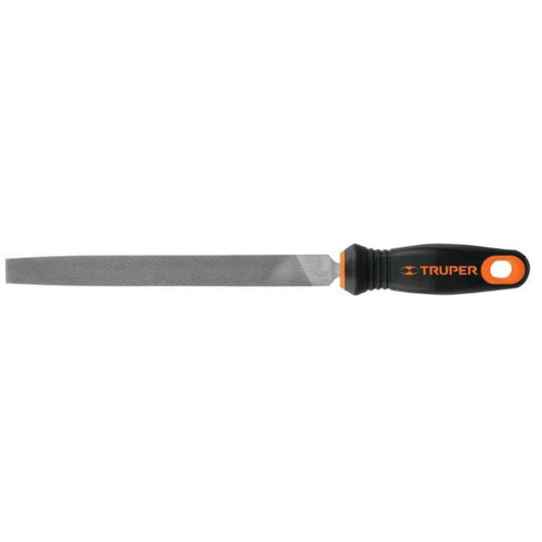 Lima bastarda plana con mango 8"