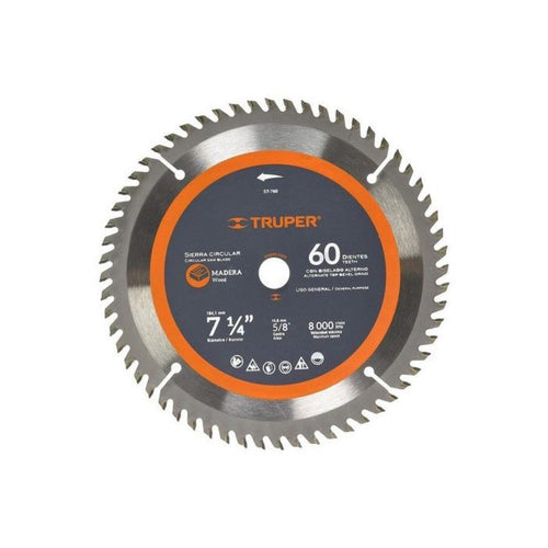 Disco Sierra Circular 60D 185mm/7.1/4"