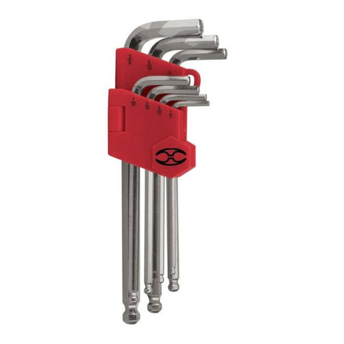 Juego Llaves Allen en Pulgadas 7un. Largas 1/8" a 3/8"