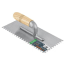Llana diente cuadrado Mango Madera  11" x 5"