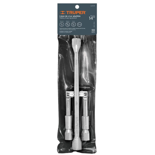 Llave de Cruz para Automóvil  14" plegable