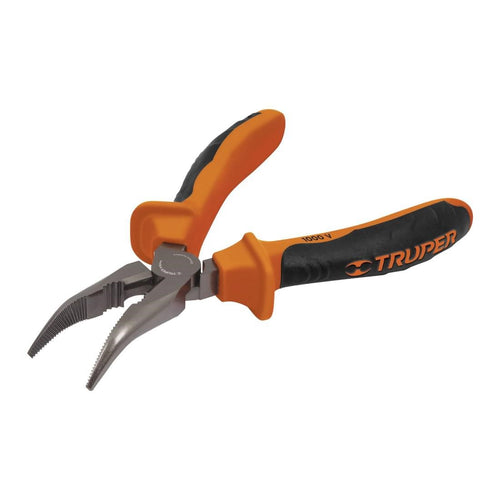 Alicate de Punta Curva Aislado  6"