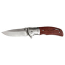 Cuchillo Navaja abatible mango madera  4"