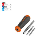 Destornillador reversible  2 puntas dobles