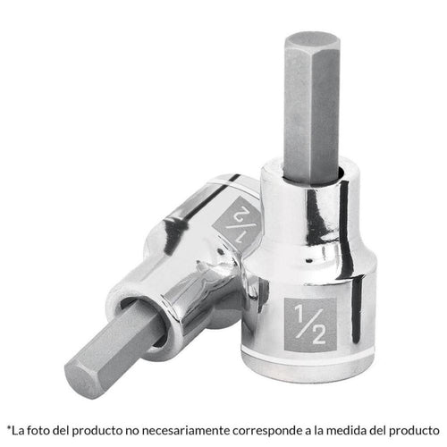 Dado de Punta Allen Cuadrante 1/2" 6mm 