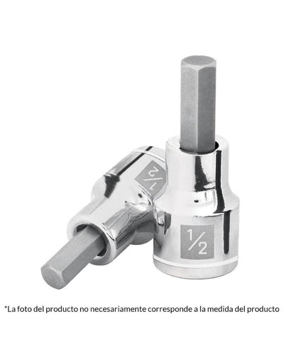 Dado de Punta Allen Cuadrante 1/2" 17mm 
