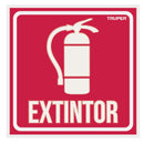 Letrero "Extintor" 19x19cms 