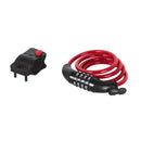 Candado para bicicleta Combinación 4 digitos 8mm x 1mt 