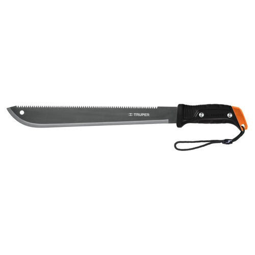 Machete doble filo con mango confort grip 18" 
