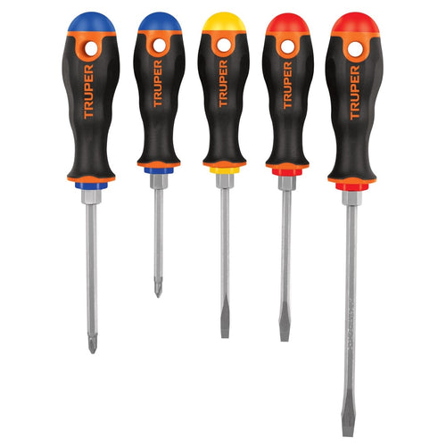 Set de atornilladores Comfort Grip 5un. 