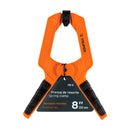Pinza Carpintero Plastica Resorte Largo 8" Apertura 4" 