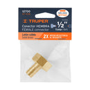 Conector de riego con espiga 1/2" HI Rosca 3/4" 