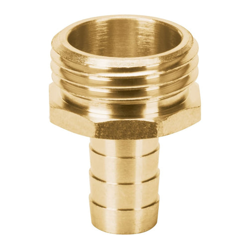 Conector de riego con espiga 1/2" HE Rosca 3/4" 