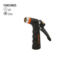Pistola riego metálica 2 riegos / HI 3/4" 