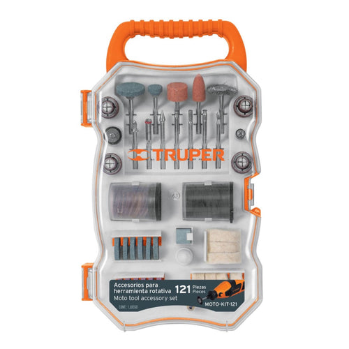 Kit para herramienta rotativa 121 accesorios 