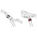 Juego de luces para bicicletas 2un. 