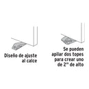 Tope de goma para puerta 1un. 