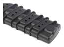 Alargador zapatilla con switch 5 posiciones + 2 usb Negro 3mts 