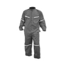 Buzo Overol Piloto Tela con Reflectante Gris Talla XL