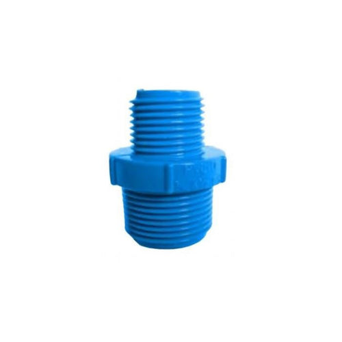 Niple Reducción PVC Hidráulico HE-HE 3/4" x 1/2"