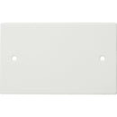 Placa Ciega Plastica Blanca