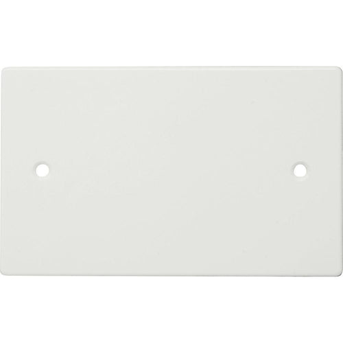 Placa Ciega Plastica Blanca