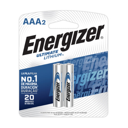 Pilas Ultimate Lithium AAA 2un. 
