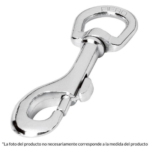 Mosquetón con destorcedor 3" - 7/16" / 74kg