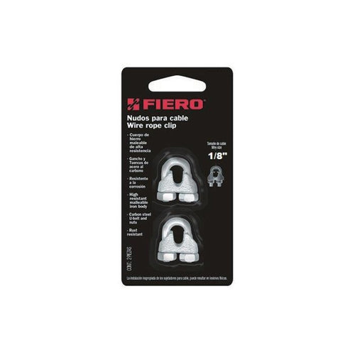 Grapa para cable galvanizada 1/8" 2 un.