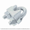 Grapa para cable galvanizada 1/4" 2 un.