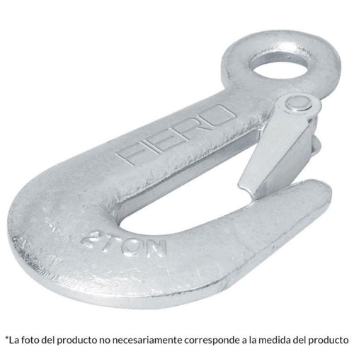 Gancho con seguro 5/8" / 1000kg