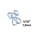Guardacabo para Cable 40 x 25mm / Diametro 5/16" 5un.