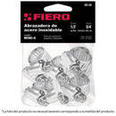 Abrazadera reforzada Acero Inoxidable 3/4-1.3/4" (19-44mm) 10un.